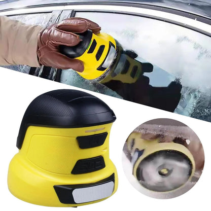 Electric Car Ice Scraper Rotating Head USB Rechargeable