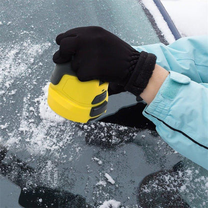 Electric Car Ice Scraper Rotating Head USB Rechargeable