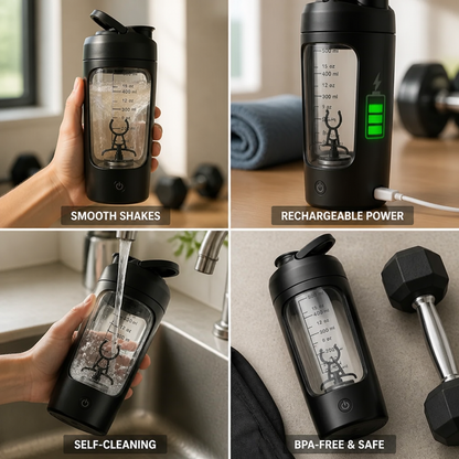 Electric Drink Mixer Self-Cleaning & Rechargeable BPA-Free Tritan 500ml