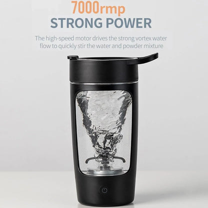 Electric Protein Shaker Bottle Self-Stirring Leakproof 22 Oz