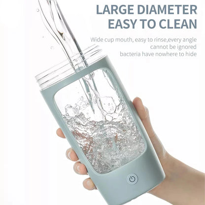 Electric Protein Shaker Bottle Self-Stirring Leakproof 22 Oz