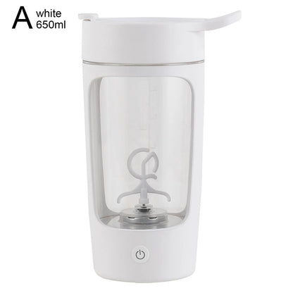 Electric Protein Shaker Bottle Self-Stirring Leakproof 22 Oz