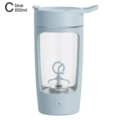 Electric Protein Shaker Bottle Self-Stirring Leakproof 22 Oz