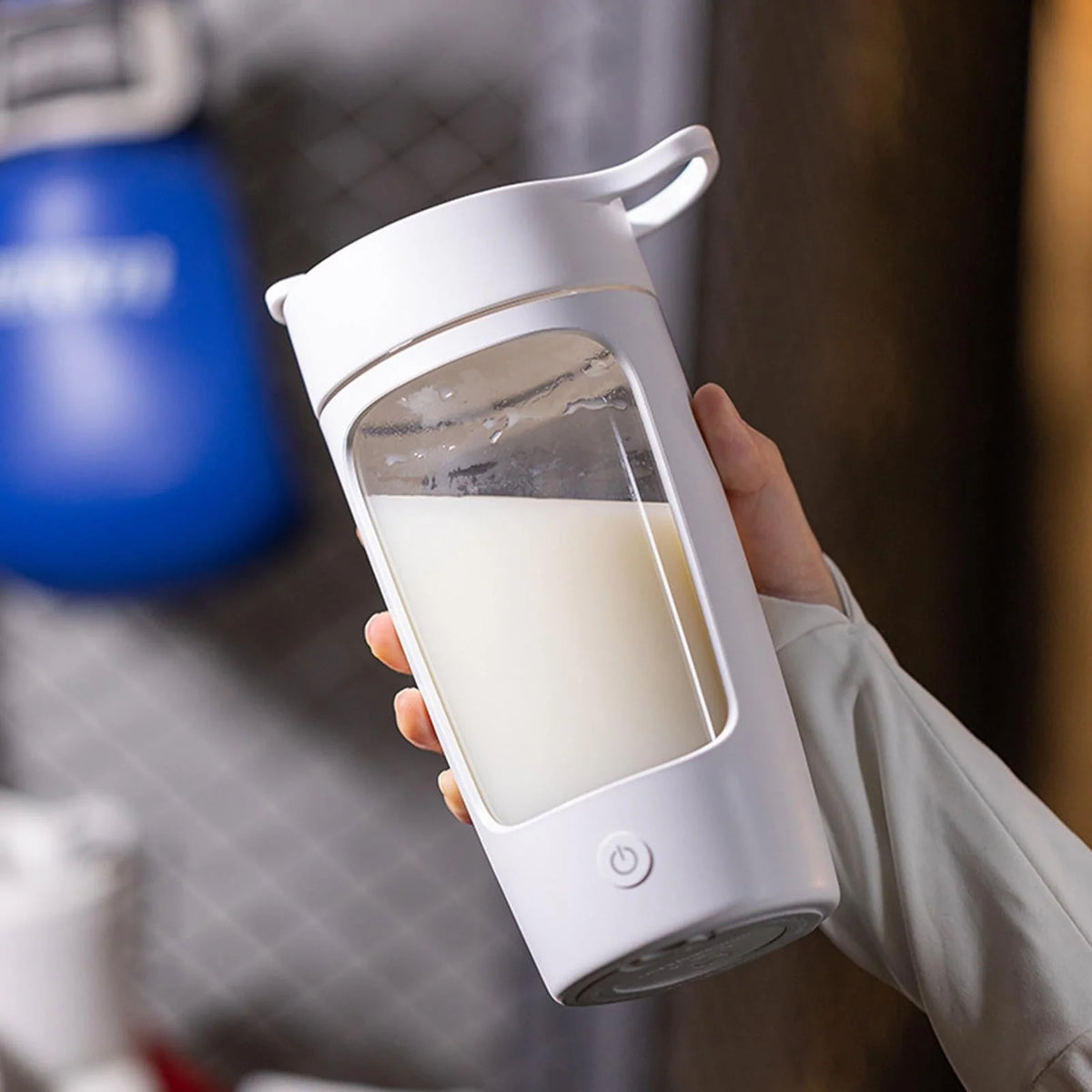 Electric Protein Shaker Bottle Self-Stirring Leakproof 22 Oz