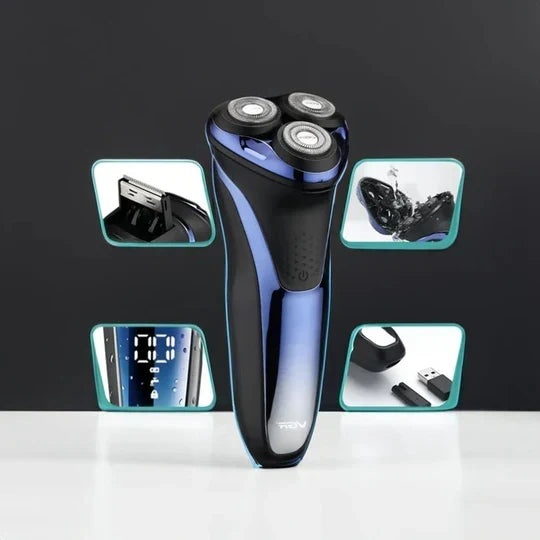 Electric Shaver 3D Flexible Head Precision Blades LED Display