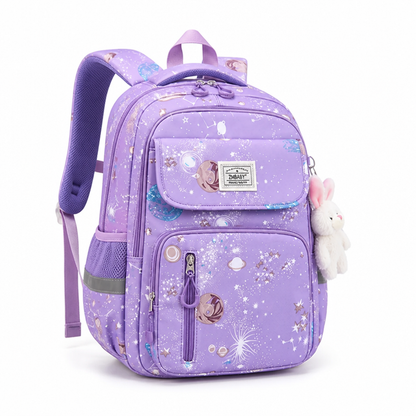 Elementary School Backpack Six Compartments & Reflective Strips