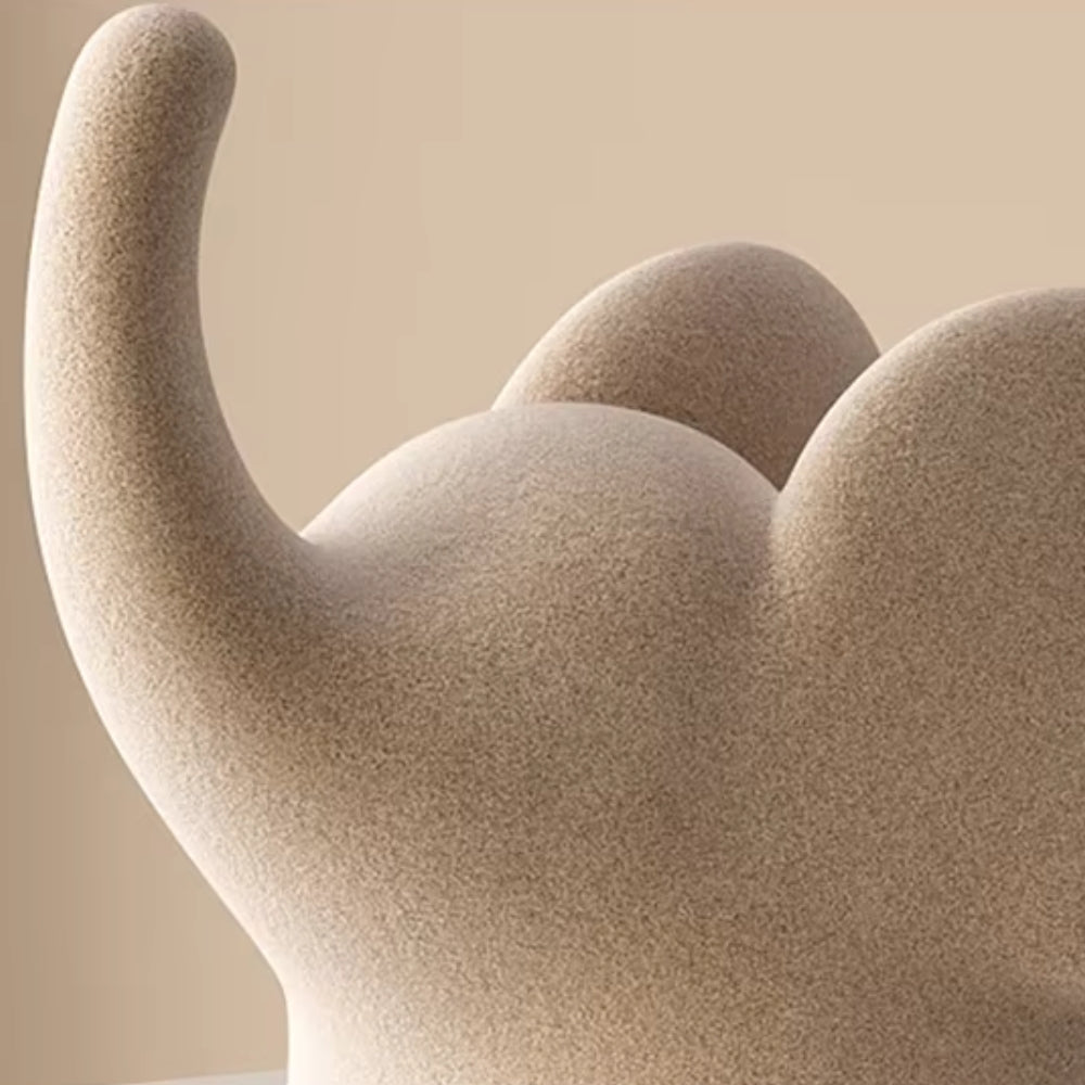 Elephant Figurine Minimalist Matte & Lightweight Resin