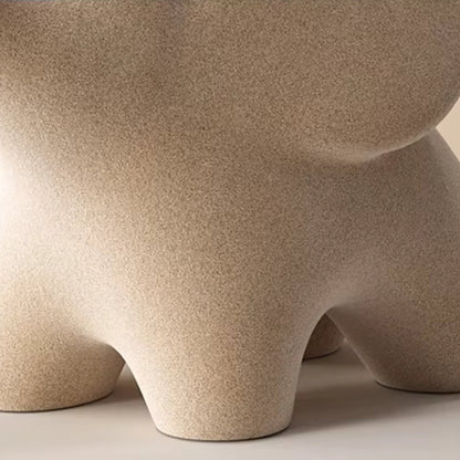 Elephant Figurine Minimalist Matte & Lightweight Resin