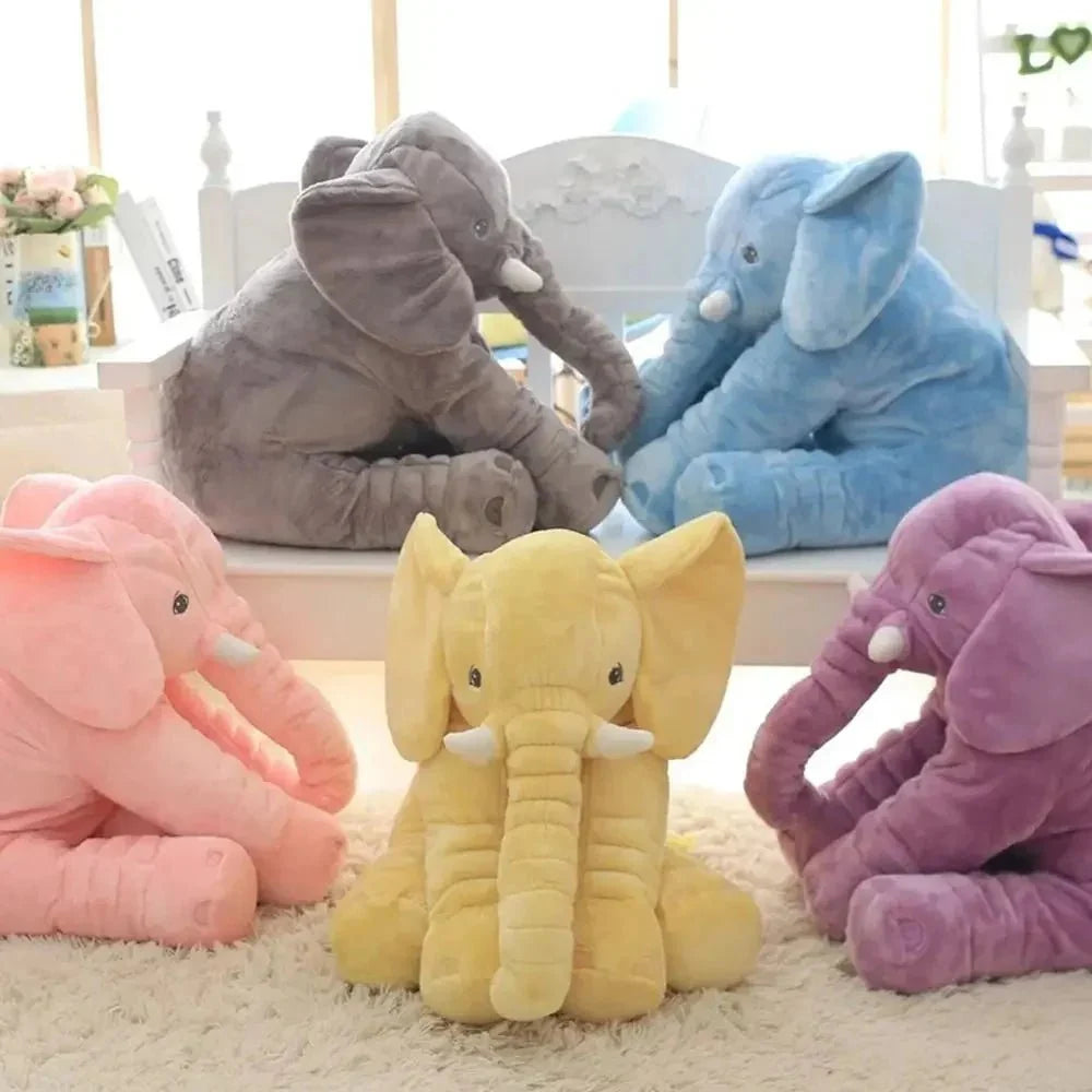 Elephant Pillow Soft Plush Lightweight Cuddling Comfort