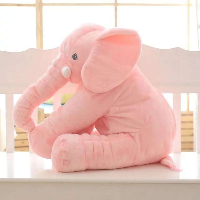Elephant Pillow Soft Plush Lightweight Cuddling Comfort