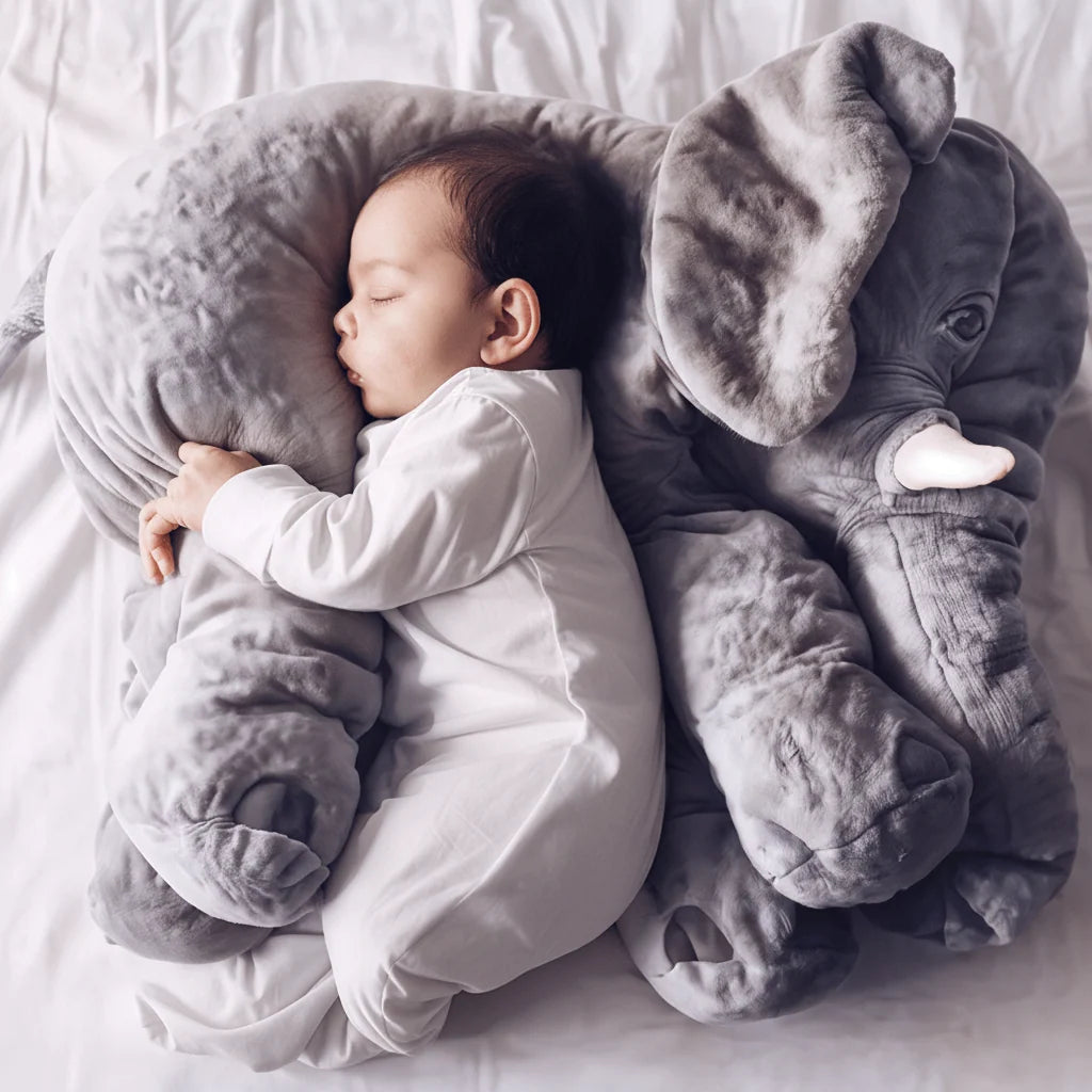 Elephant Plush Pillow Soft Cuddly Lightweight