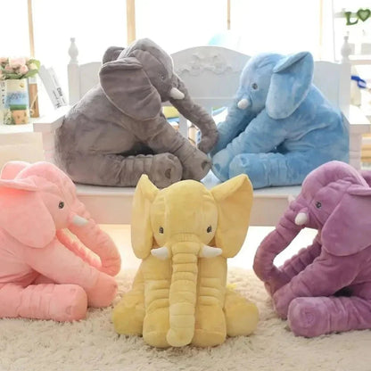 Elephant Plush Pillow Soft Cuddly Lightweight