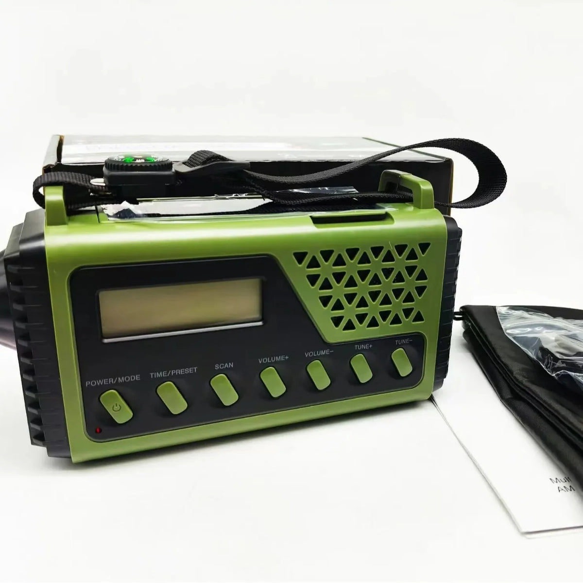 Emergency Radio Hand Crank & Solar 10,000mAh Power Bank