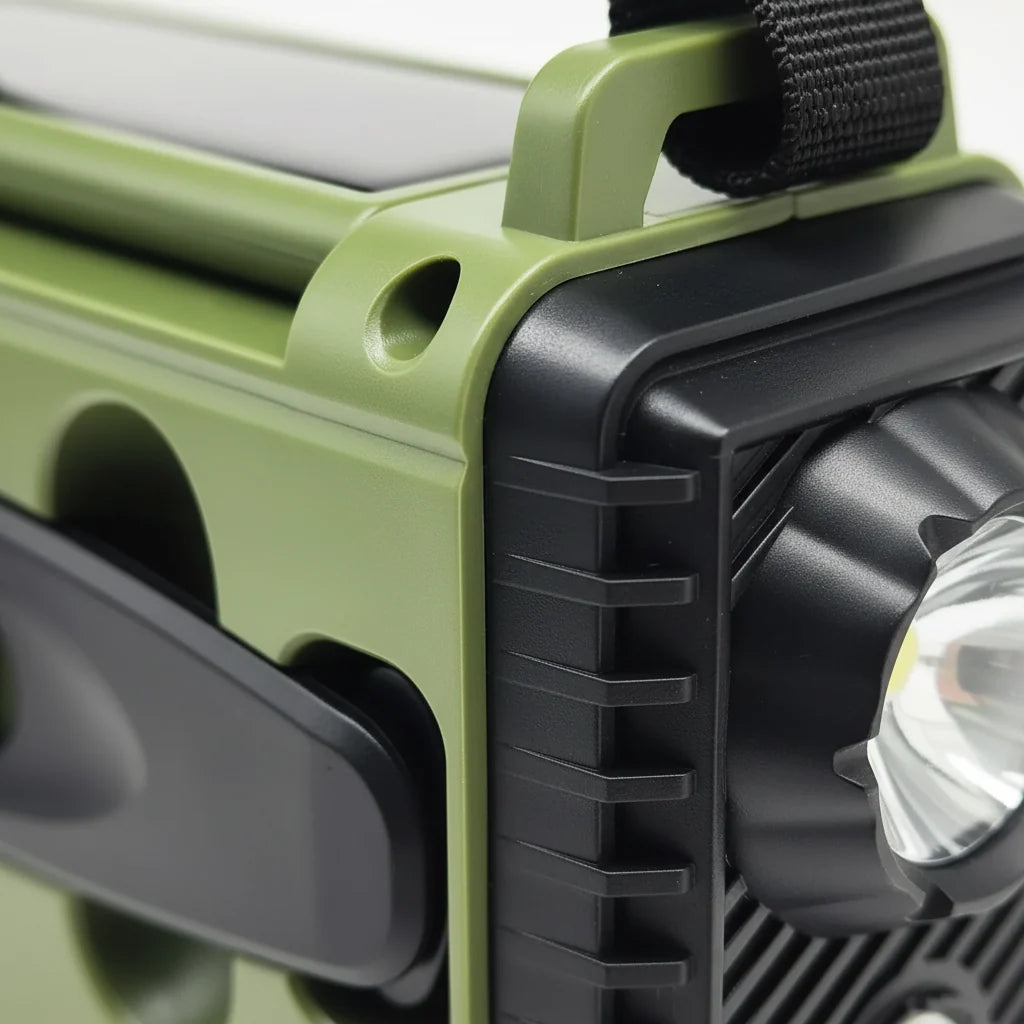 Emergency Radio Hand Crank Solar Charging 10000mAh Power Bank