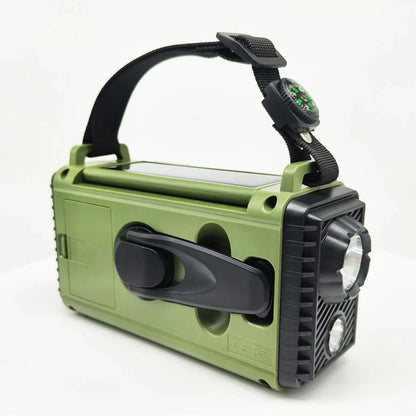 Emergency Radio Hand Crank Solar Charging 10000mAh Power Bank