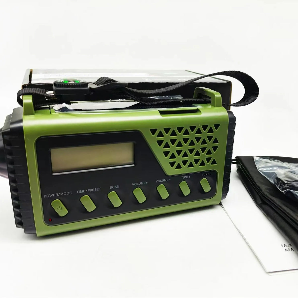 Emergency Radio Hand Crank Solar Charging 10000mAh Power Bank