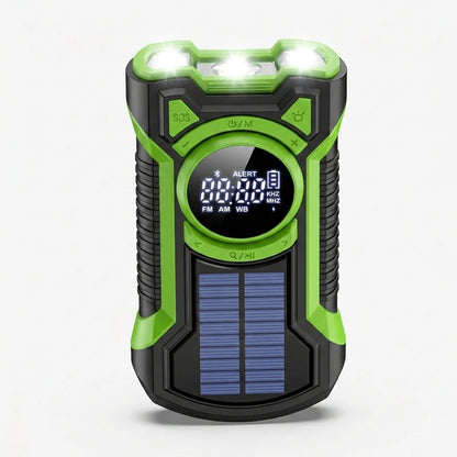 Emergency Radio Solar Hand Crank Charging 5000mAh Power Bank