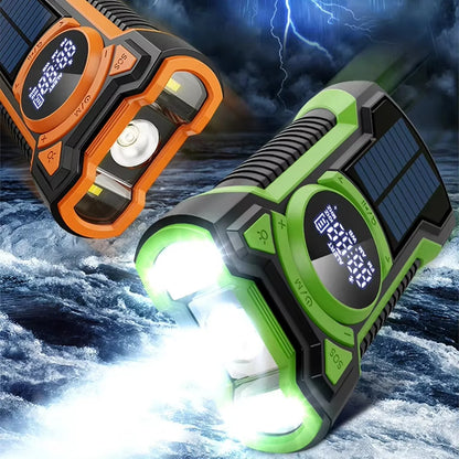 Emergency Radio Solar Hand Crank Charging 5000mAh Power Bank