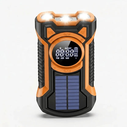 Emergency Radio Solar Hand Crank Charging 5000mAh Power Bank