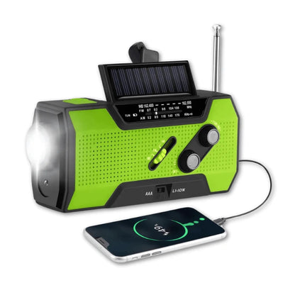 Emergency Radio Solar Hand Crank & USB Charging