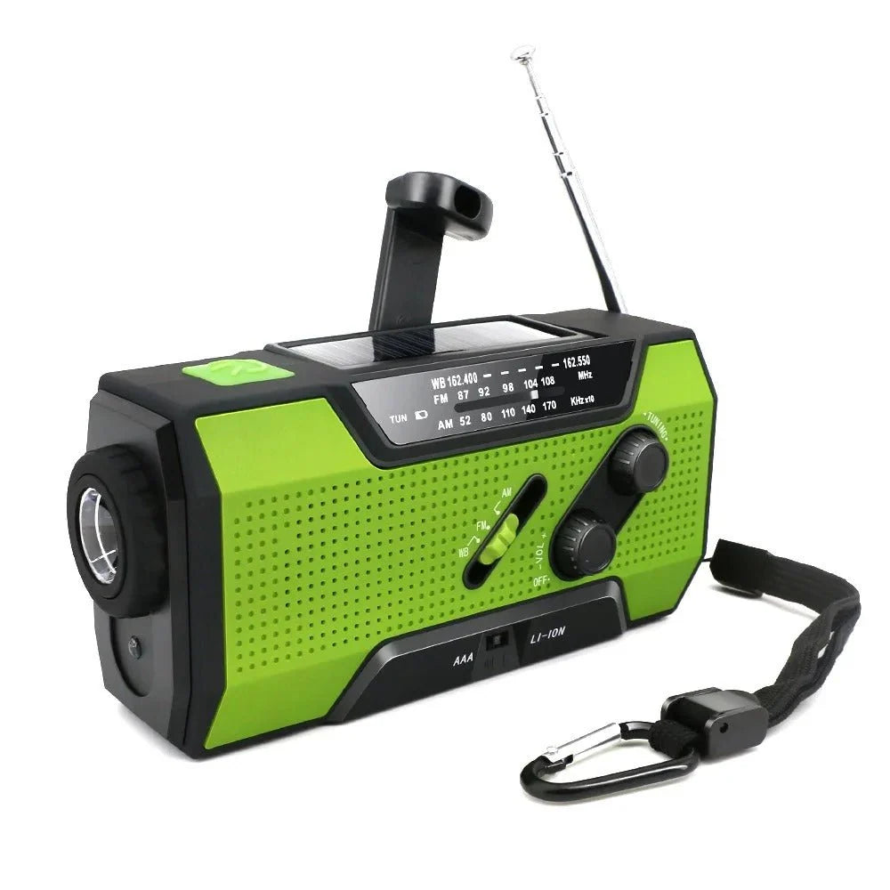 Emergency Radio Solar Hand Crank & USB Charging