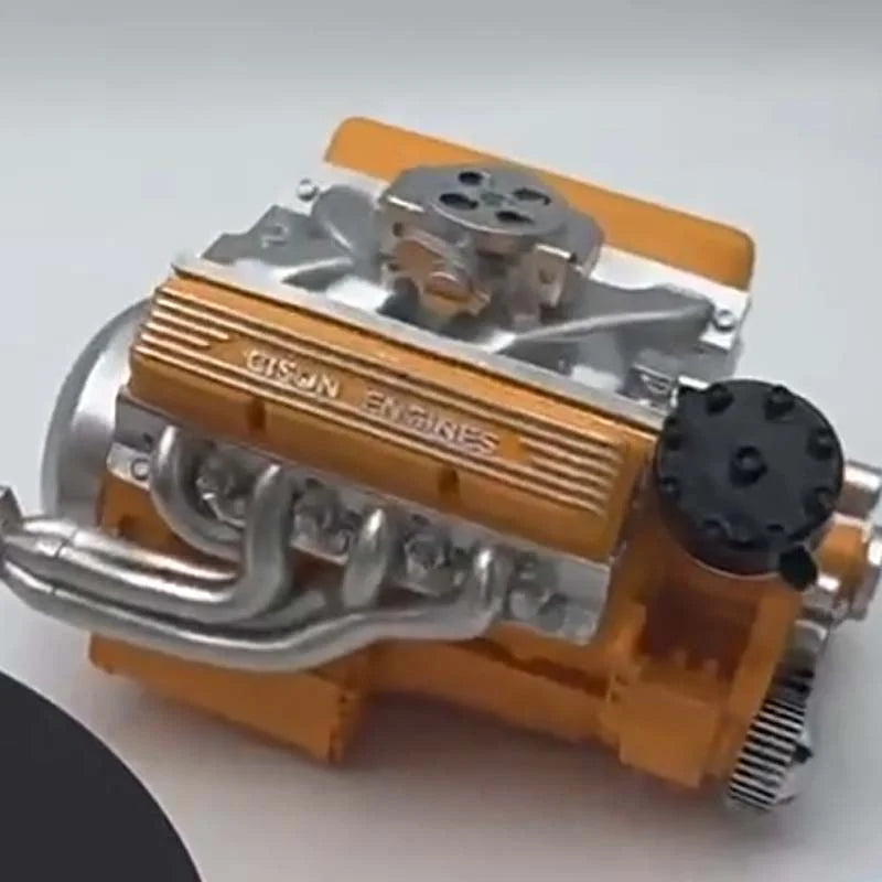 Engine Kit V8 Gasoline-Powered CNC-Machined Metal