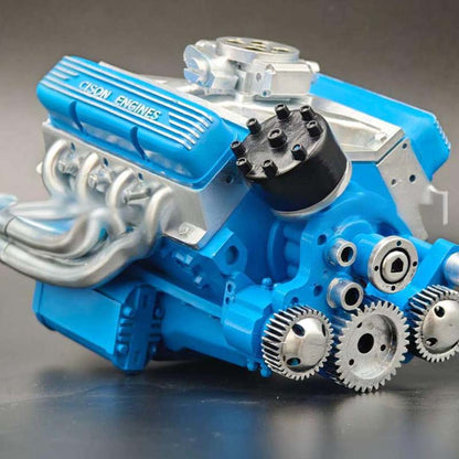 Engine Kit V8 Gasoline-Powered CNC-Machined Metal