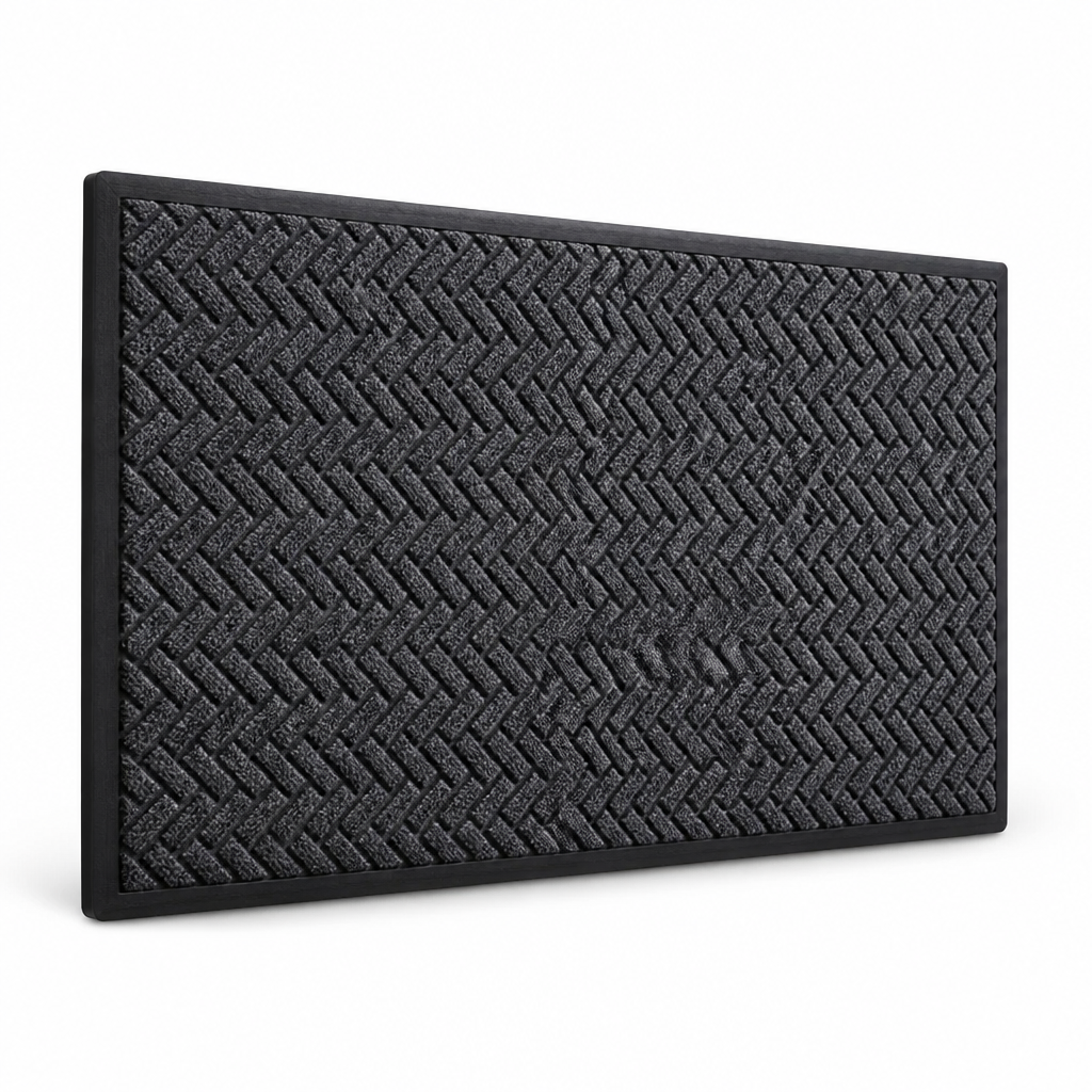 Entrance Mat Durable Chevron Non-Slip Backing