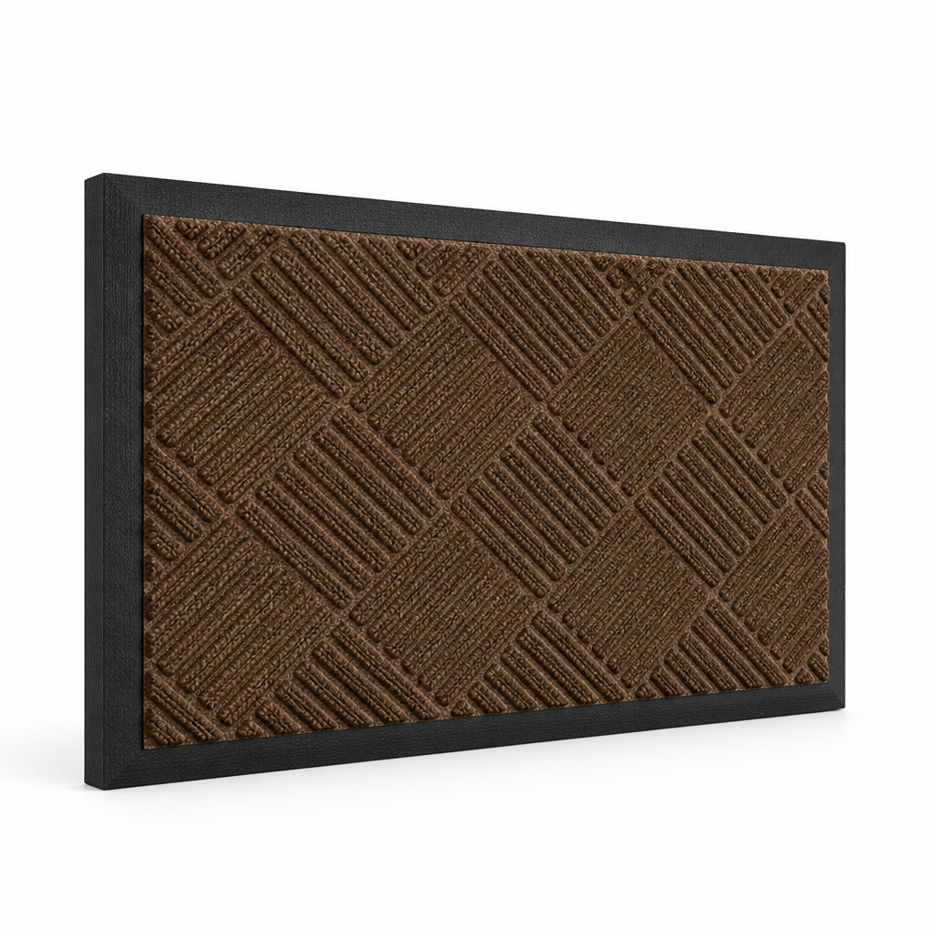 Entrance Mat Durable Chevron Non-Slip Backing