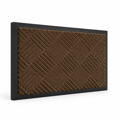 Entrance Mat Durable Chevron Non-Slip Backing