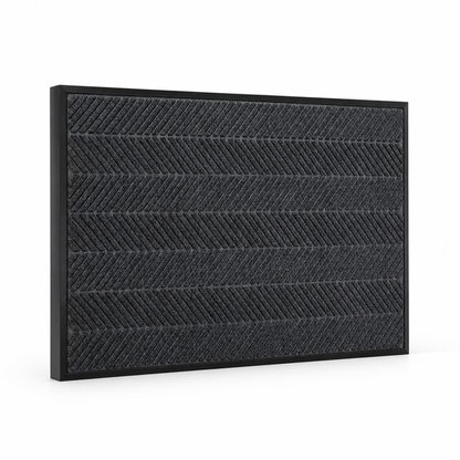 Entrance Mat Herringbone Non-Slip Backing Easy-Clean