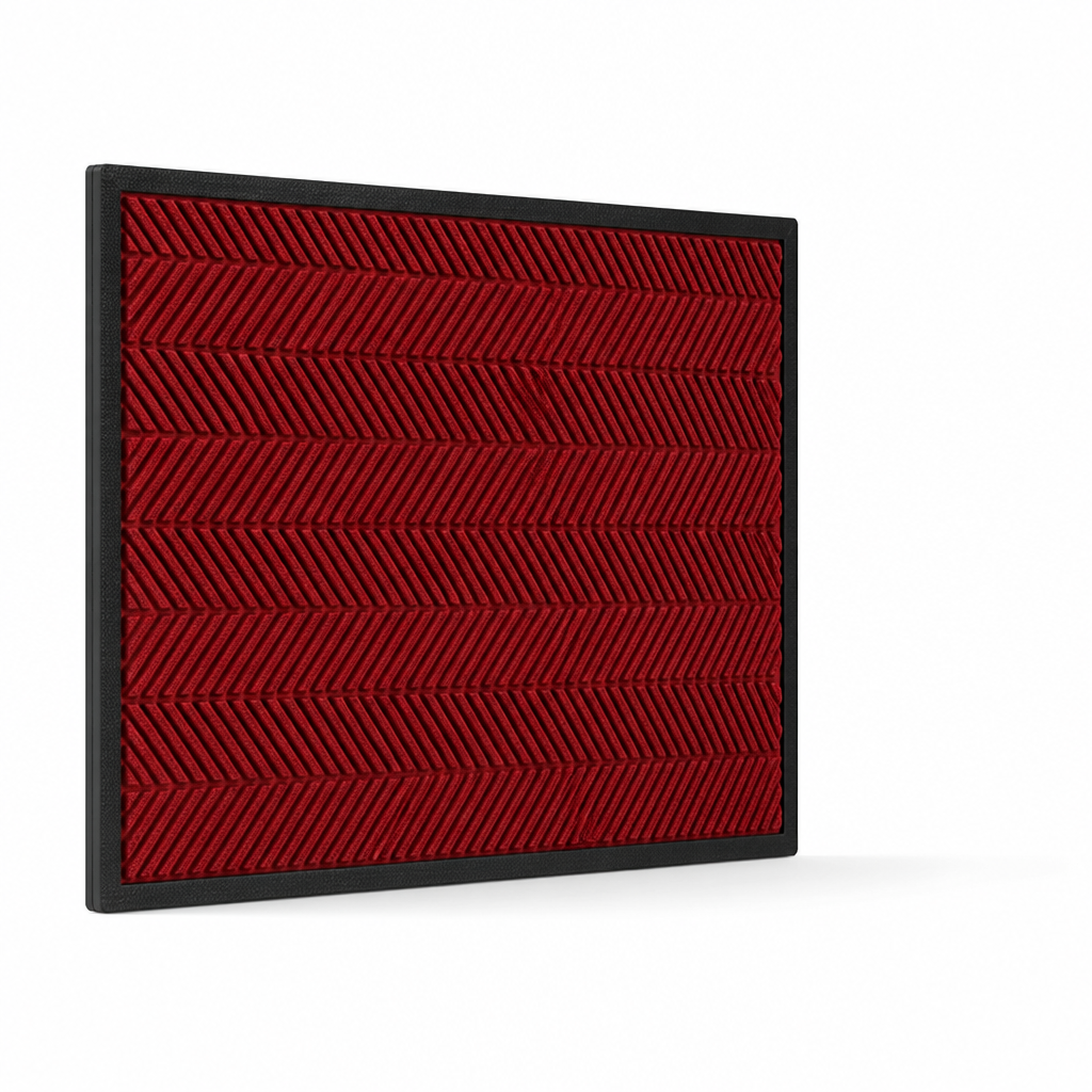 Entrance Mat Herringbone Non-Slip Backing Easy-Clean
