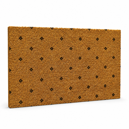 Entrance Mat Leaf Pattern Durable Fibers Non-Slip Backing