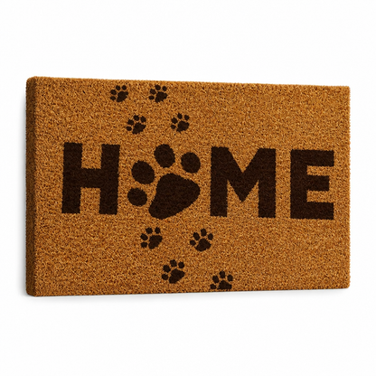 Entrance Mat Leaf Pattern Durable Fibers Non-Slip Backing