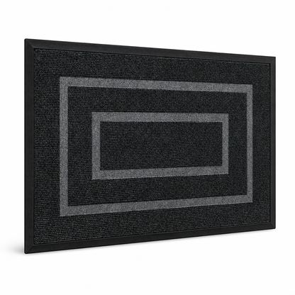 Entrance Mat Non-Slip Weather-Resistant Geometric Pattern
