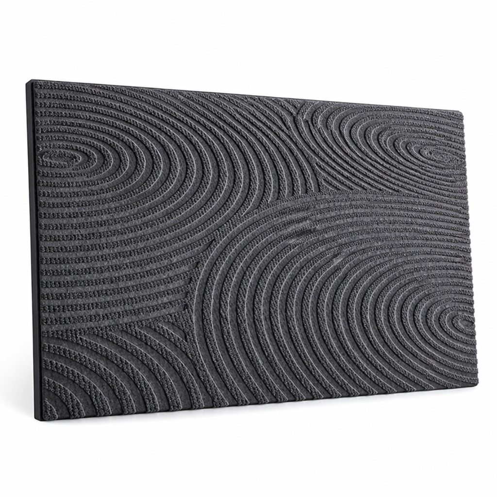 Entrance Mat Non-Slip Weather-Resistant Geometric Pattern