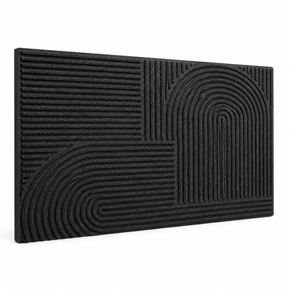 Entrance Mat Non-Slip Weather-Resistant Geometric Pattern