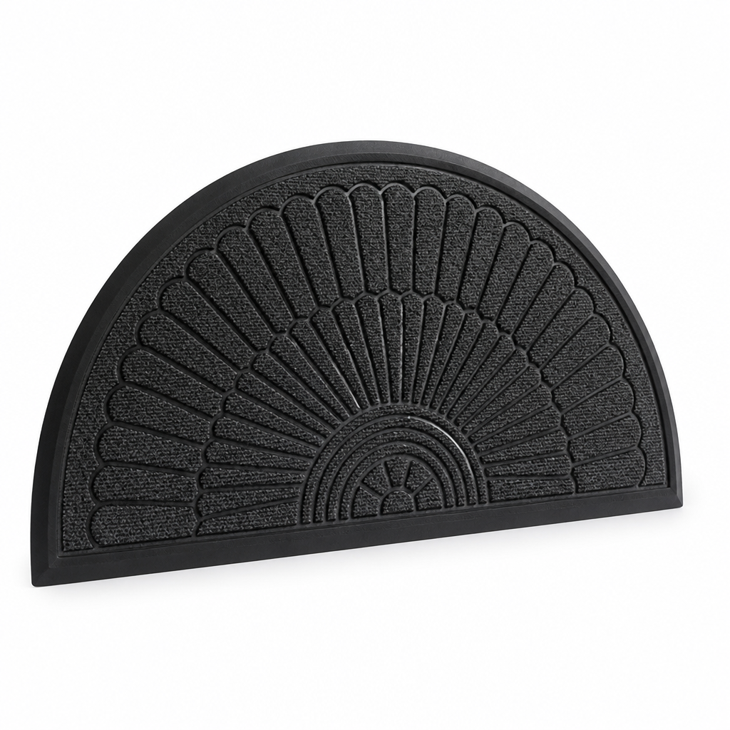Entrance Mat Non-Slip Weather-Resistant Geometric Pattern