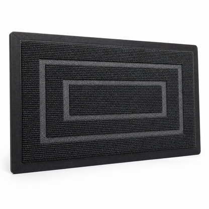 Entrance Mat Non-Slip Weather-Resistant Geometric Pattern