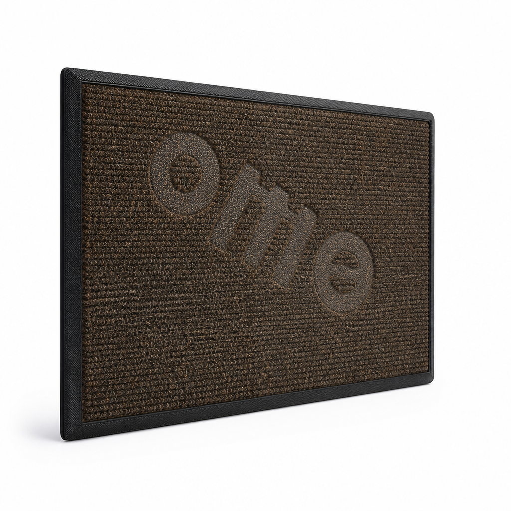 Entrance Mat Non-Slip Weather-Resistant Geometric Pattern