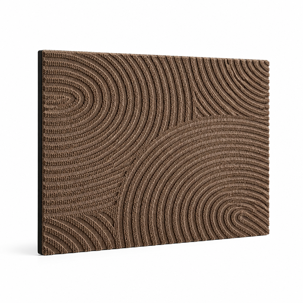 Entrance Mat Non-Slip Weather-Resistant Geometric Pattern