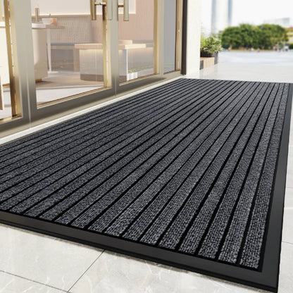 Entrance Mat Textured Scraper Surface & Non-Slip Backing