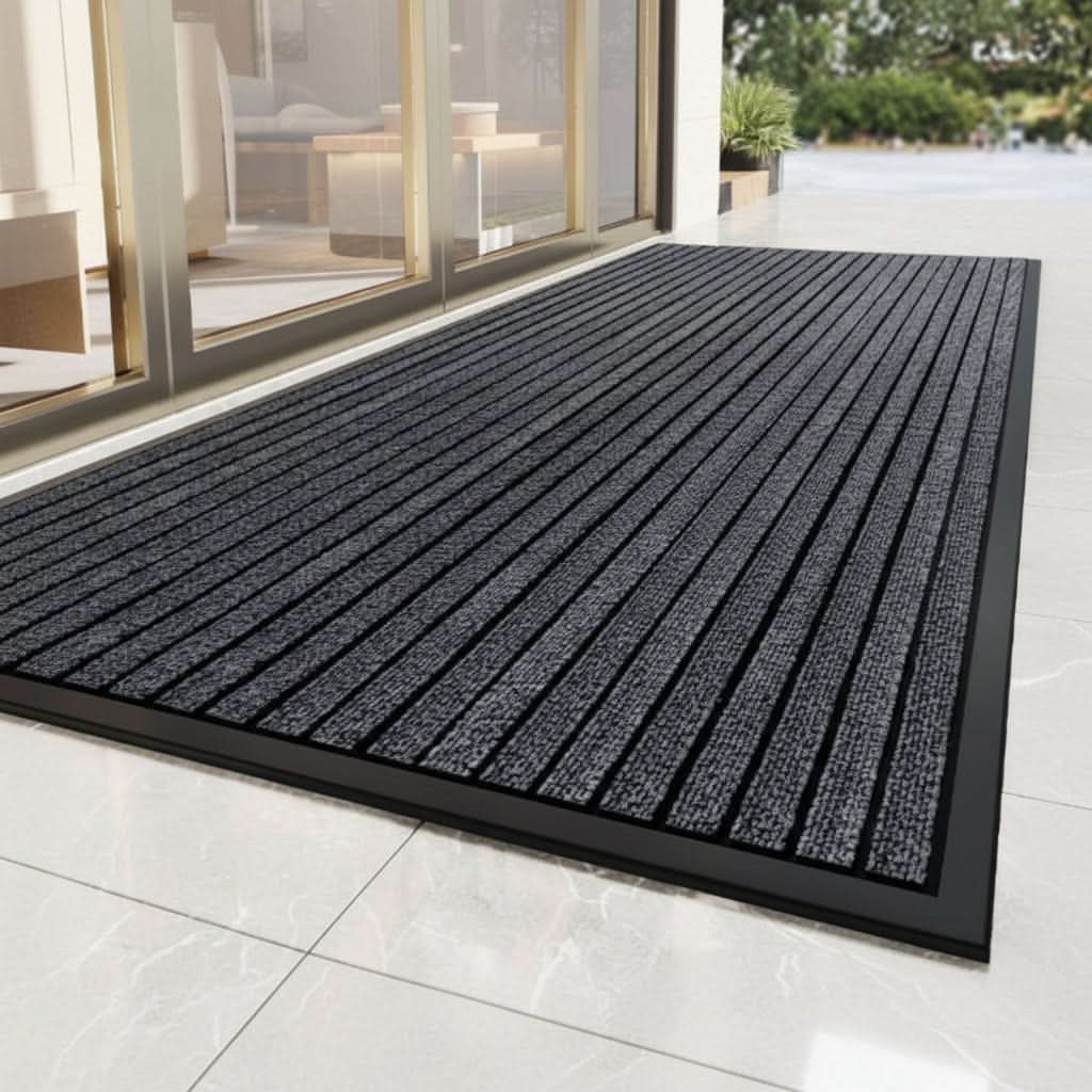 Entrance Mat Textured Scraper Surface & Non-Slip Backing