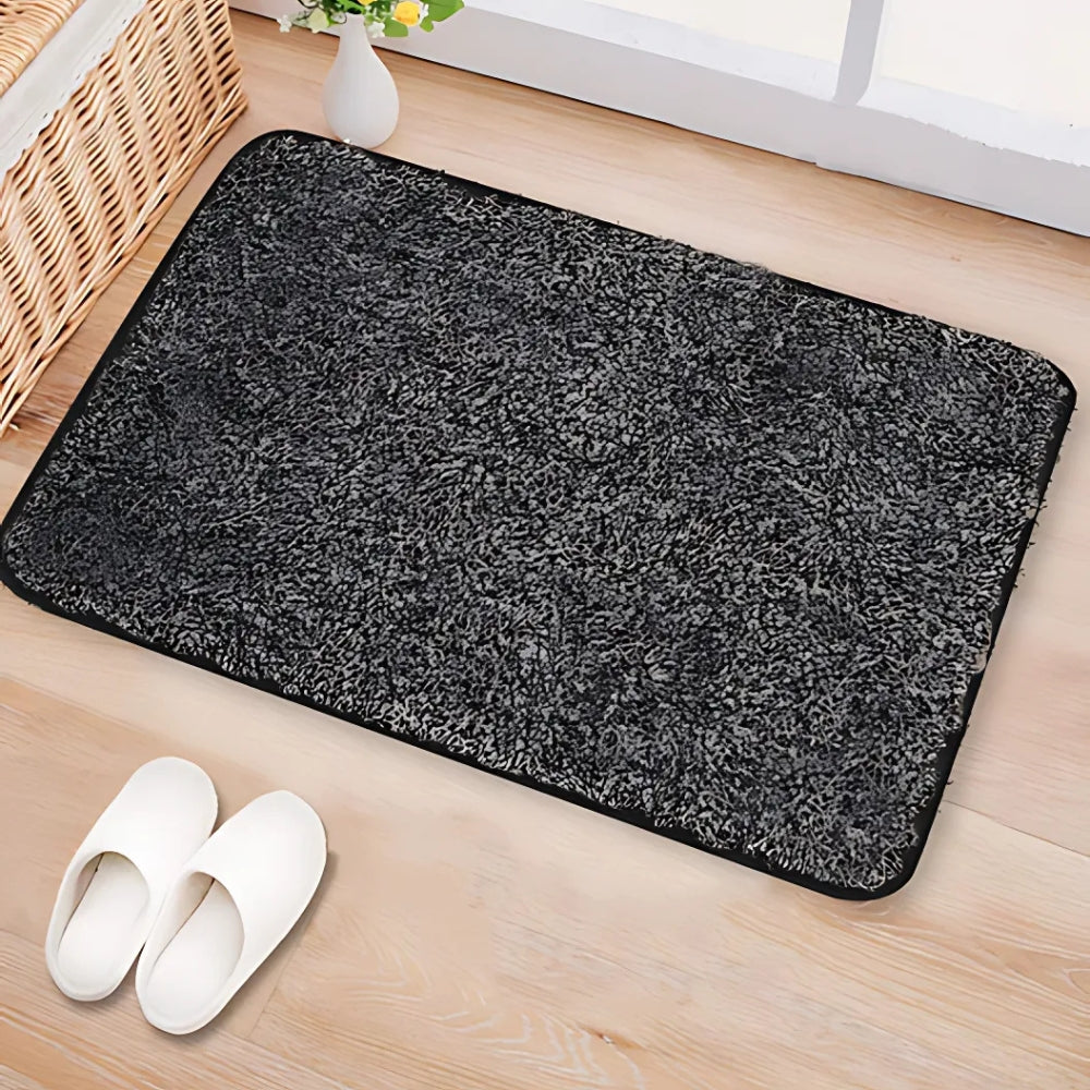 Entryway Door Mat Absorbent Microfiber Non-Slip Backing & Machine Washable