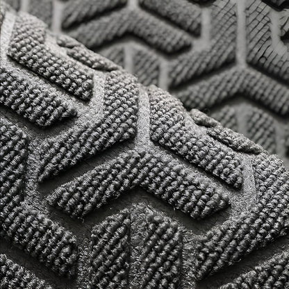 Entryway Door Mat Dirt-Trapping Fibers & Non-Slip Backing
