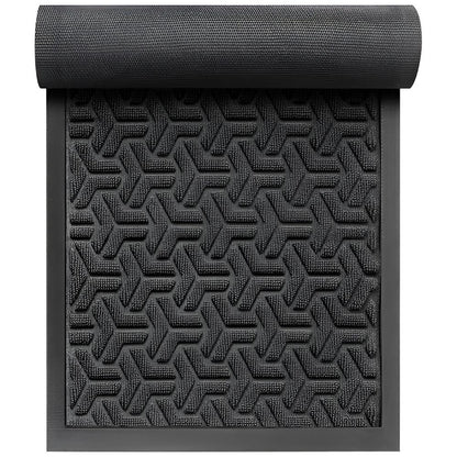 Entryway Door Mat Dirt-Trapping Fibers & Non-Slip Backing