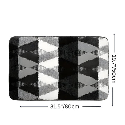 Entryway Door Mat Microfiber Quick-Drying Non-Slip Backing