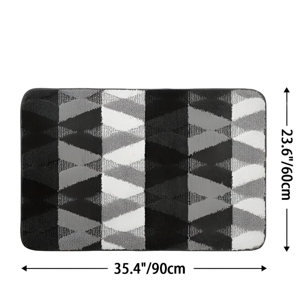 Entryway Door Mat Microfiber Quick-Drying Non-Slip Backing