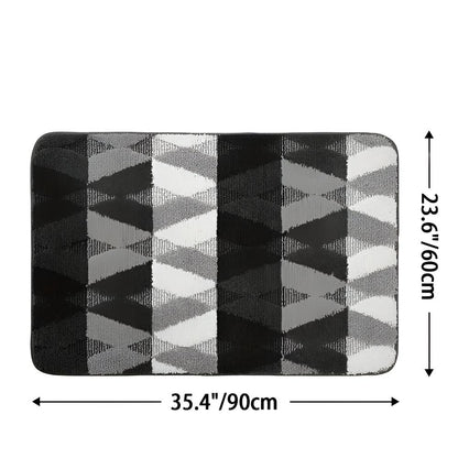 Entryway Door Mat Microfiber Quick-Drying Non-Slip Backing