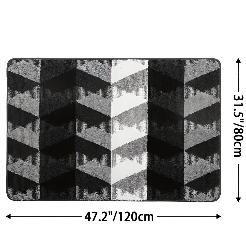 Entryway Door Mat Microfiber Quick-Drying Non-Slip Backing